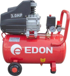 Компрессор поршневой Edon 39778 масляный 207л/мин 50л 1800Вт красный