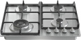 Газовая варочная панель Gorenje GW641EX, 4 конфорки, нержавеющая сталь, серебристый