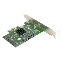 Контроллер ExeGate EXE-503 (PCI-E x1 v2.0, SATA3 6Gb/s, 4 int., Marvell Chipset 88SE9215) EX283710RUS