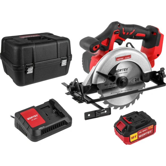 Аккумуляторная циркулярная пила WORTEX CCS 1816-1 ALL1 0329349