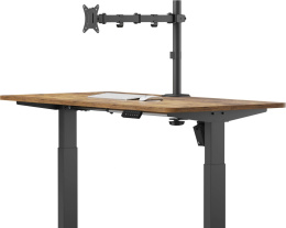 Кронштейн для мониторов Cactus CS-VM-D32-BK, до 32", до 9кг, настольный, поворот и наклон, черный