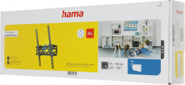 Кронштейн для телевизора Hama H-108716 черный 32"-56" макс.30кг настенный наклон (00108716)
