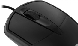 Мышь Defender Trace MB-989, оптическая, проводная, USB, черный [52989]