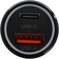 Автомобильное зарядное устройство Buro BUCN1, USB-A, USB-C, 18Вт, 3A, черный [bucn18p110bk]
