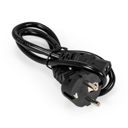 Кабель питания ExeGate Special PC-1S-Schuko->C13/3x0.5 (Евровилка EU/Тип F(Schuko) ->IEC 320 C13, 3*0.5mm2, CCA, черный, 1м) ES280992RUS