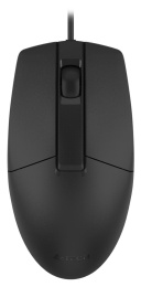 Мышь проводная A4TECH OP-330, оптическая, USB, 1200dpi, черный [op-330 (black)]
