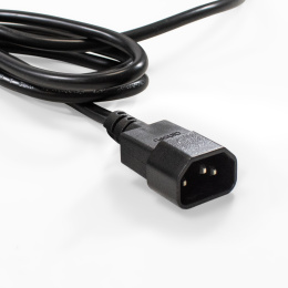 Блок розеток с кабелем с вилкой C14 ExeGate ServerPro PDU-19H906 Al-9S-C14-2.5CU (19", 1U, Алюминий, 9*EU/Тип F(Schuko), кабель с вилкой IEC 320 C14 VDE-250V-10A-3*1.0mm2, медь, 2.5 метра, индикатор питания, черный, RTL) EX280852RUS