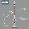 Ручной пылесос handstick DOMFY DSC-VC301, 1000Вт, белый/красный