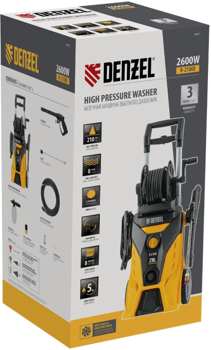 Мойка высокого давления DENZEL R-210iD [58237]