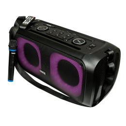 Акустическая портативная колонка Dialog Oscar AO-250 - 60W, караоке с беспр.микр, BTFMUSBTFLEDД
