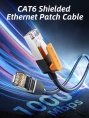 Патч-корд CABLETIME CN61J (CT-CAT6F-PB1.5) 1.5 м, FTP CAT6 Gigabit Ethernet из чистой меди, оранжевый+черный