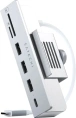 USB-C-концентратор Satechi Aluminum USB-C Clamp Hub для 24" iMac - Silver. Цвет: серебристый
