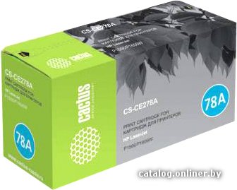Картридж лазерный CS-CE278AS CE278A черный (2100стр.) для HP LJ P1566/P1606w Cactus 852528