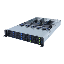 Серверная платформа Gigabyte R282-G30; 2U, 2 x LGA4189 3rd Gen 270W; 32x DDR4 R/LR DIMM; 12x3.5"/2.5" hsb 8xSAS/SATA+4xSATA/SAS/NVMe ; 5xPCIe x16 3xGPU supported + 2xOCP 2 and 3, Aspeed AST2600, I350-AM2 2x1G, 2 x 2400W ! C19 power cord not includ