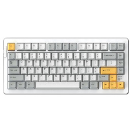 Клавиатура механическая проводная Dareu A81 White-Yellow белый/серый/желтый , 81 клавиша, switch Dream linear