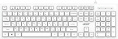 Клавиатура Acer OKW503 белый USB Multimedia (ZL.KBD11.00Q) кабель 1.8м