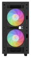 корпус Deepcool CH360 WH без БП, боковое окно закаленное стекло , 2x140мм ARGB LED вентилятор спереди и 1x120мм ARGB LED вентилятор сзади, белый, mATX R-CH360-WHAPE3-G-1