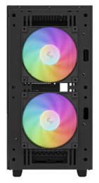 корпус Deepcool CH360 WH без БП, боковое окно закаленное стекло , 2x140мм ARGB LED вентилятор спереди и 1x120мм ARGB LED вентилятор сзади, белый, mATX R-CH360-WHAPE3-G-1