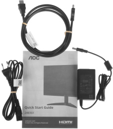 23.8" Монитор AOC 24B36X,  1920x1080,  IPS,  144Гц,  1хHDMI,  1хDP,  черный