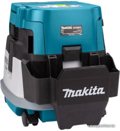 Пылесос Makita DVC867LZX4 (строительный, аккумулятор, регулировка мощности, сухая уборка, объем пылесборника: 8 л, мощность всасывания: 138.028 Вт /9.8 кПа, фильтр тонкой очистки)