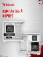 Корпус mATX BLOODY CC-121, Mini-Tower, без БП,  белый [cc-121-wh]