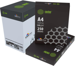 Бумага Cactus LaserPrint CS-LPA4120250, A4, для лазерной печати, 250л, 120г/м2, белый