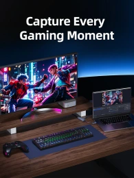 Адаптер видеозахвата CABLETIME CB66G (CT-ACHC3P-AG) USB 3.0 A+C в HDMI с помощью PD100W