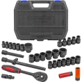 Набор инструментов FORCEKRAFT ударные, 32пр, 1/2" FK-4323-5MPB(26459)