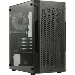 Корпус MicroATX Без БП Powercase Mistral Micro Z3B Mesh LED CMIMZB-L3 Tempered Glass, 2xUSB 2.0, 1xUSB-A 3.2 5Гбит/с, 1x120mm FRGB FAN, 2x140mm FRGB FAN, HD Audio+Mic, VGA MAX 280mm, CPU MAX 160mm, пылевые фильтры Black