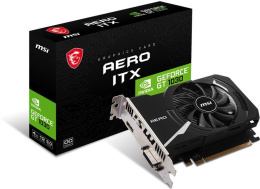 Видеокарта MSI PCI-E 3.0 GT 1030 AERO ITX 4GD4 OC NVIDIA GeForce GT 1030 4Gb 64bit DDR4 2100/2100 HDMIx1 HDCP Ret