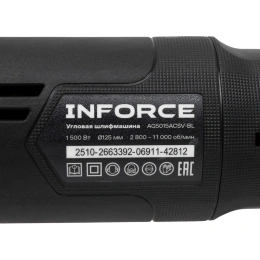 Угловая шлифовальная машина Inforce AG5015ASCV-BL