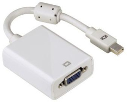 Адаптер Hama VGA (f) miniDisplayPort (m) 0.1м (00053247) белый