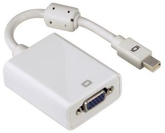 Адаптер Hama VGA (f) miniDisplayPort (m) 0.1м (00053247) белый