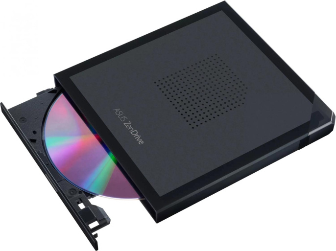 Оптический привод DVD-RW ASUS SDRW-08V1M-U/BLK/G/AS, внешний, USB Type-C, черный,  Ret