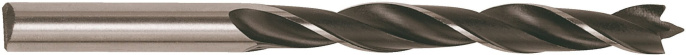 Сверло Milwaukee 10х133мм хвостовик 10мм 4932363658 трехточечное, для сверления в ДВП, фанере, ДСП и любых мягких и твердых пород дерева, DIN 7487E