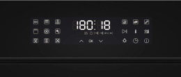 Духовой шкаф Электрический Meferi Microwave MEO609BK черный/нержавеющая сталь