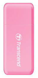 Устройство чтения/записи флеш карт Transcend RDF5, SD/microSD, USB 3.0, Розовый