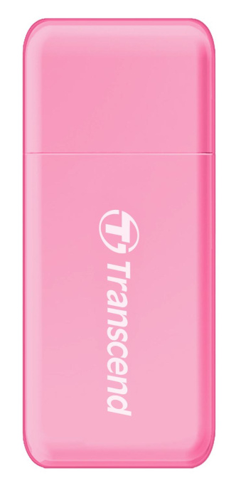 Устройство чтения/записи флеш карт Transcend RDF5, SD/microSD, USB 3.0, Розовый
