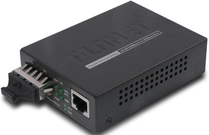 GT-802 медиа конвертер GT-802 медиа конвертер/ 10/100/1000Base-T to 1000Base-SX Gigabit Converter