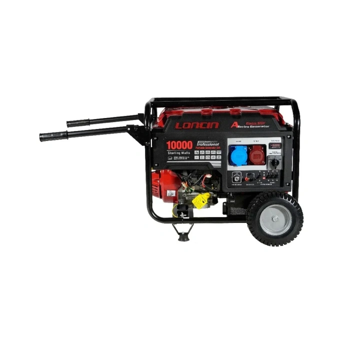 Генератор Loncin LC10000D-AS, 3-х фазный с мощностью без ограничений при 1-но и 3-х фазном режиме 00-00153759