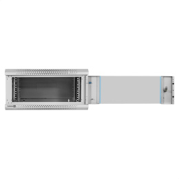 Шкаф телекоммуникационный 19" настенный 4U ExeGate EC-WM-4U.450.G.GREY 19”, 4U, 600x450x280mm ШхГхВ , передняя дверь закаленное стекло, съемные боковые панели, пыле- и влагозащита IP23, светло-серый RAL 7035 EX300251RUS