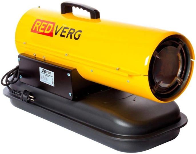Тепловая пушка дизельная RedVerg RD-DHD20T 2000Вт желтый/черный