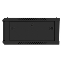 Шкаф телекоммуникационный 19" настенный 4U ExeGate EC-WM-4U.600.G.BLACK 19”, 4U, 600x600x280mm ШхГхВ , передняя дверь закаленное стекло, съемные боковые панели, пыле- и влагозащита IP23, черный RAL 9004 EX300262RUS