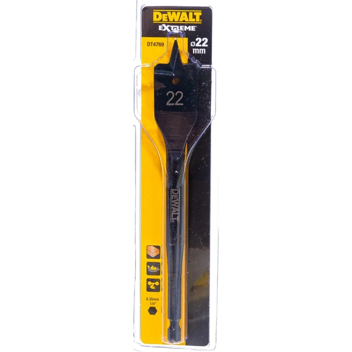 Сверло перьевое DEWALT DT 4769 по дереву 22х152 мм