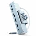 USB-C-концентратор Satechi Aluminum USB-C Clamp Hub для 24" iMac. Цвет: синий