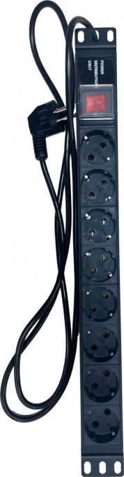 Блок распределения питания NTSS NTSS-PDU-DA2034, горизонт.размещ., SchukoХ8, Тип вход. тока 16A, 1.8м
