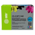 Картридж струйный Cactus CS-C2P11AE № 651 многоцветный 18мл для HP 5575/5645 OJ 202/252