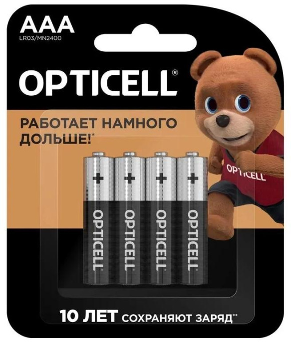 AAA Батарейка OPTICELL Basic LR03,  4 шт.