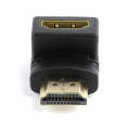 Cablexpert Переходник HDMI-HDMI 19F/19M, угловой соединитель 90 градусов, золотые разъемы A-HDMI90-FML