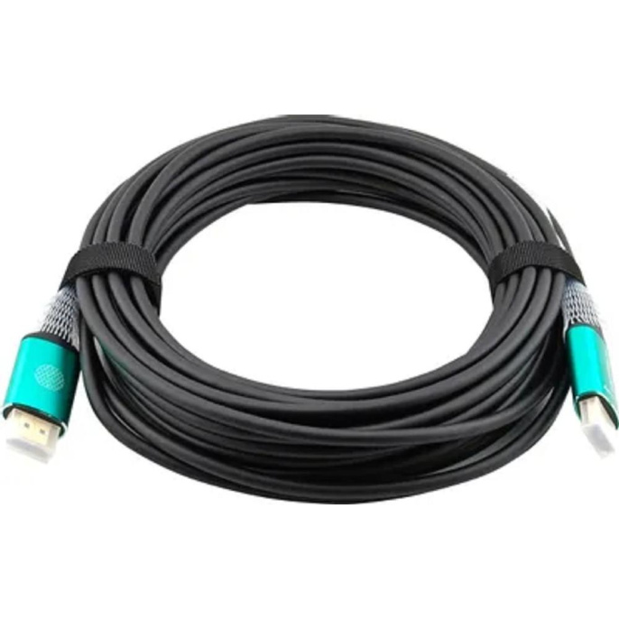 Кабель аудио-видео Cactus CS-HDMI-AOC-2.1-10,  HDMI (m) -  HDMI (m),  ver 2.1,  10м, GOLD,  черный